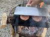(17) Steaming Lid for Robata Grills and Aburiya Grills, Suitable Size for BBQ Iron Plates, 150mm X 250mm, Height 60mm