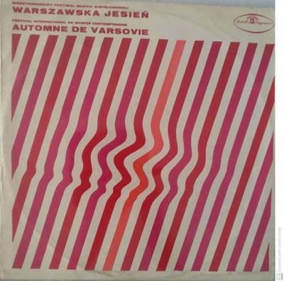 LP Record ANDRZEJ DOBROWOLSKI  WITOLD LUTOSL  Warszawska Jesie  1967  Automne  M3XW898 Polskie Nagrani 1967 Poland Classical Used