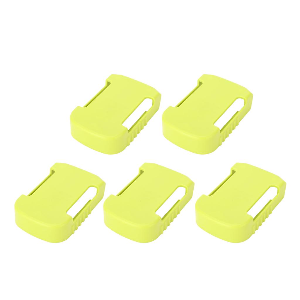 5 Set Battery Holder Green Battery Mount Adapter Dock Holder Suitable for Worx WU172 WU279 WU388 WE270 WE389