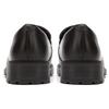 Clarks Leather Tassel Detail Fashion Thick Sole Loafers Women loafers Black 261616655