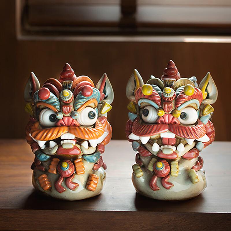 

Foshan Lion Dance Ceramic Figurines