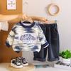 Kids Casual Long-Sleeve Set, Comfortable Daily Wear Outfits