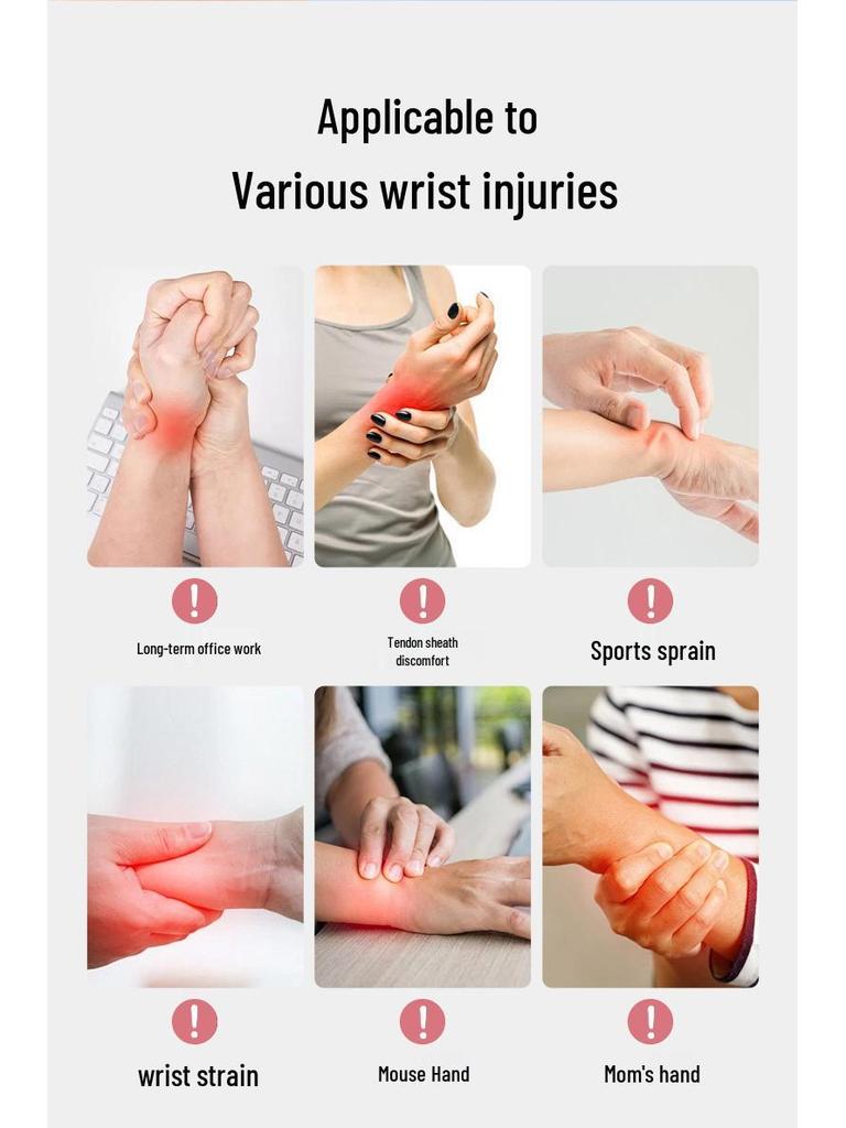 TFCC Zápěstní podpůrná bandáž - Jóga, Fitness & Badminton - Podpora proti podvrtnutí a tenosynovitidě