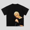 DOJA CAT Y2k Porträt Grafiken Baumwolle Unisex T-Shirt 2026 Neues Rundhals Kurzarm Herren Damen Mode Hiphop T-Shirt Fan Geschenke