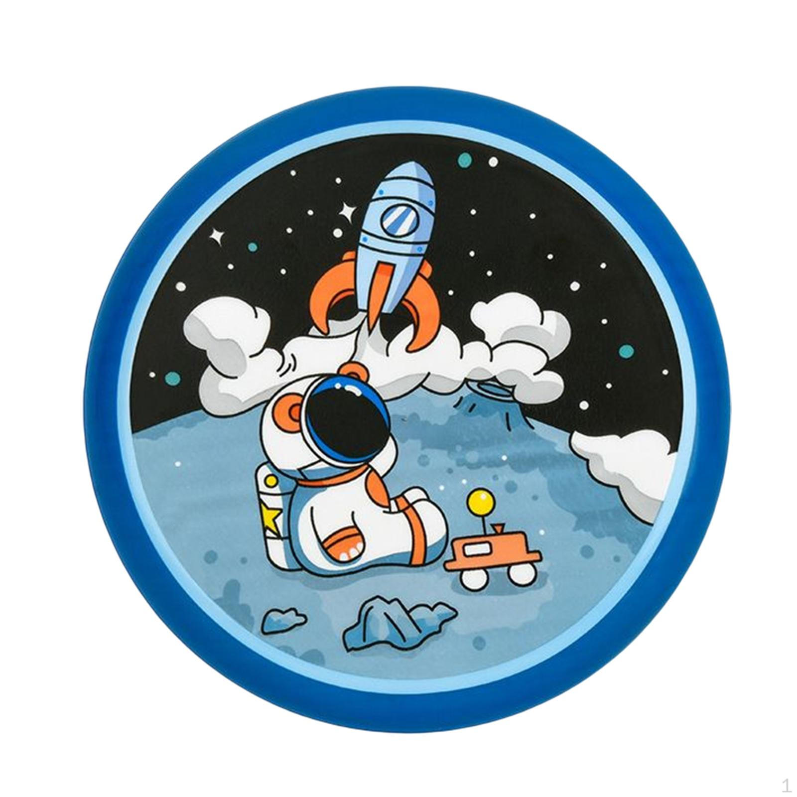 Мультяшный летающий диск Игрушка тарелка Ручной запуск Командная игра для спорта Rocket