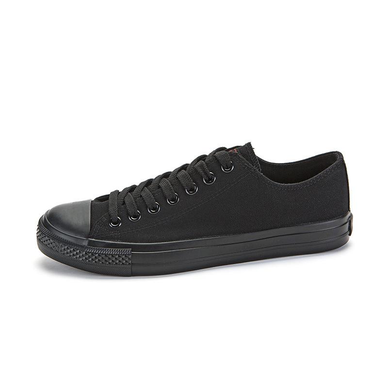 Scarpe in tela con lacci basic a passo lungo scarpe da uomo a taglio basso traspiranti scarpe da studente scarpe singole taglia grande scarpe in tessuto scarpe da skate da uomo