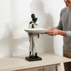Woman Tray Statue Creative Design African Decor Sculpture Decorative Bowl Statue Home Display African Woman Figurine