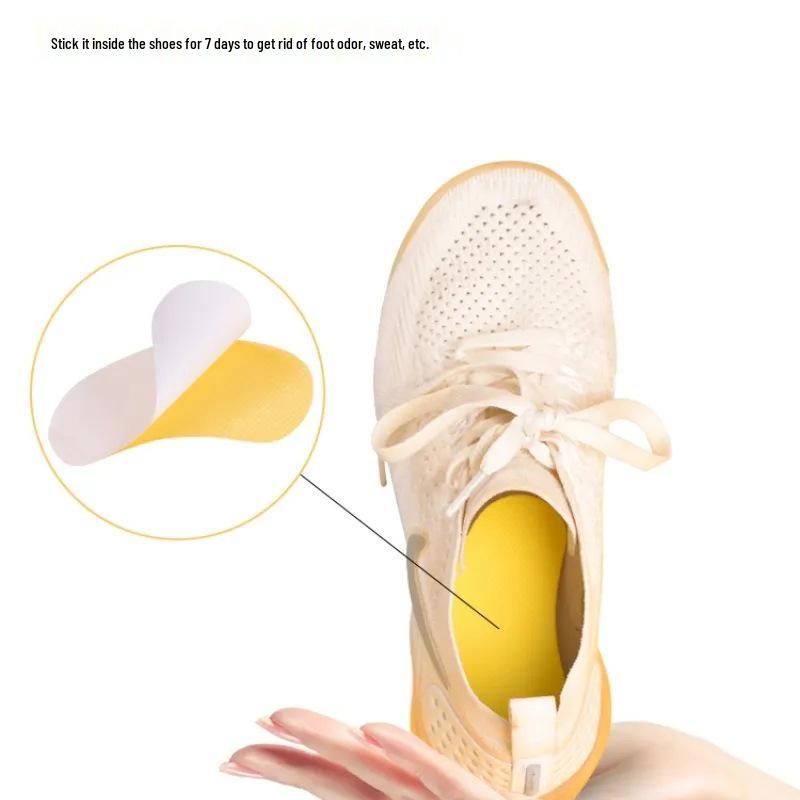 Disposable Foot Odor Deodorant Patches for Sneakers and Leather Shoes - Absorb Odor, Foot Sweat, and Add Fragrance.