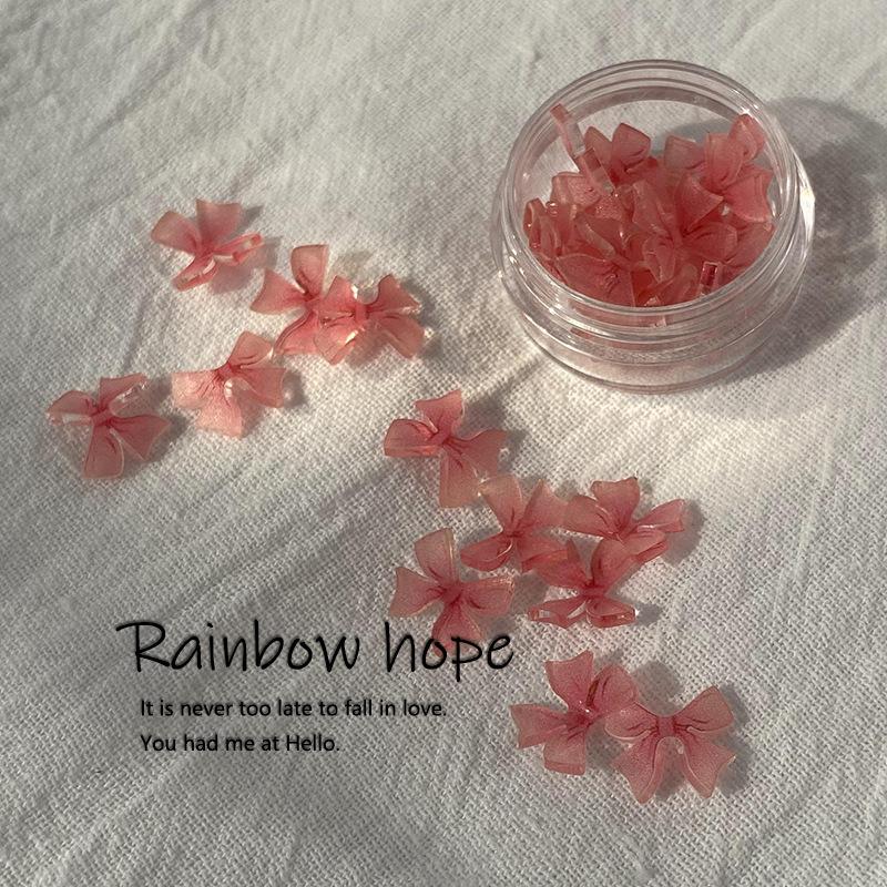 

Super Fairy Japanese Sweet Wind Bow Resin Patch Nail Art Jewelry Diy Wearing Nail Embellishment Material