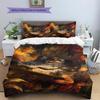Crocodile Pattern Bedding Home Decoration Birthday Gift (1 * Duvet Cover + 2 * Pillowcase, Without Core)