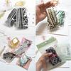 Fashionable Woman's Cross Headband with Chiffon Small Floral Design, Elastic Hair Band Headpiece