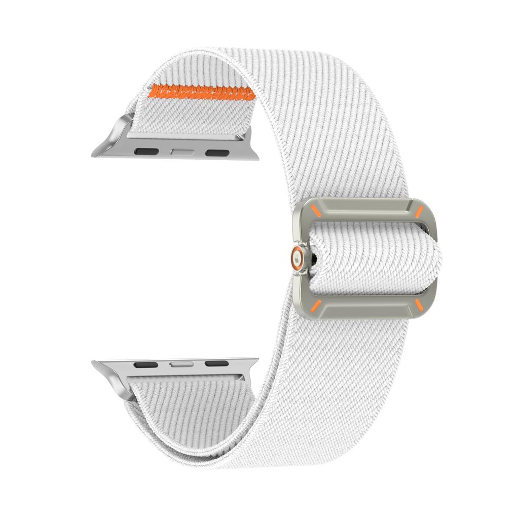 Elastic Strap for Apple Watch 46mm 42mm 49mm 45mm 41mm 38 44mm 40mm Nylon Solo Band for IWatch Ultra 2 Series 10 9 8 7 6 SE 5 4