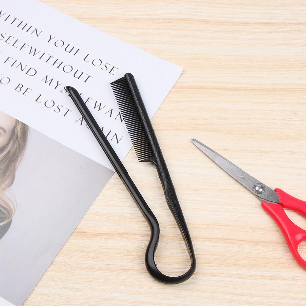 Hold Tongs Tools Hair Styling Salon Comb Hairdressing Smooth Tool Hair Straighten