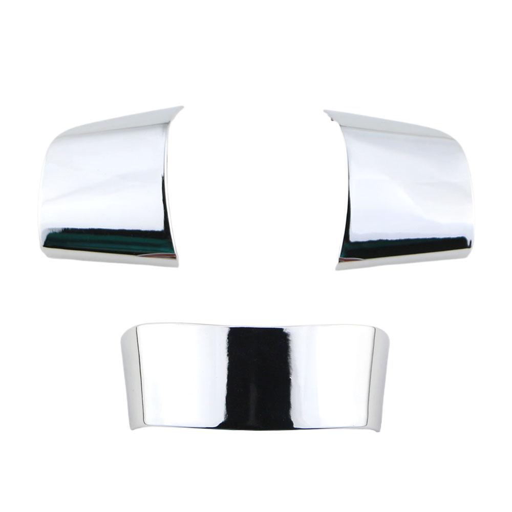 For Ford Focus 2 MK2 2005 - 2011 Steering Wheel Trim 3Pcs Steering Wheel Buttons Panel Cover Decoration Sticker Accessories