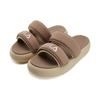 Fila Donut Velcro Fashion Versatile Comfortable Durable Antibacterial Slide Sandals Women Sandals Brown Yellow F12W421505FBS