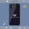 Custodia Logo Marchio Italiano Armanis Per iPhone Samsung Galaxy Redmi Note S 17 16 15 14 13 20 24 25 54 Pro Max Ultra Fe Copertura in Vetro Temperato