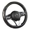 TATACLEA Wood Grain Steering Wheel Wood Grain for Kei Microfiber Excellent Black B Cover, Style, Cars, Leather, Non-Slip, Stylish, Breathable,
