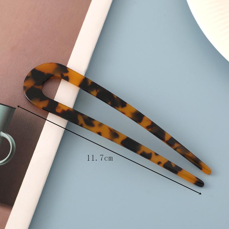 Fashion Hairpin Hair Sticks Women Hair Clip Elegant Colorful Acetate Hair Clips Girls Hair Sticks Hair Accessories Hairpin New
