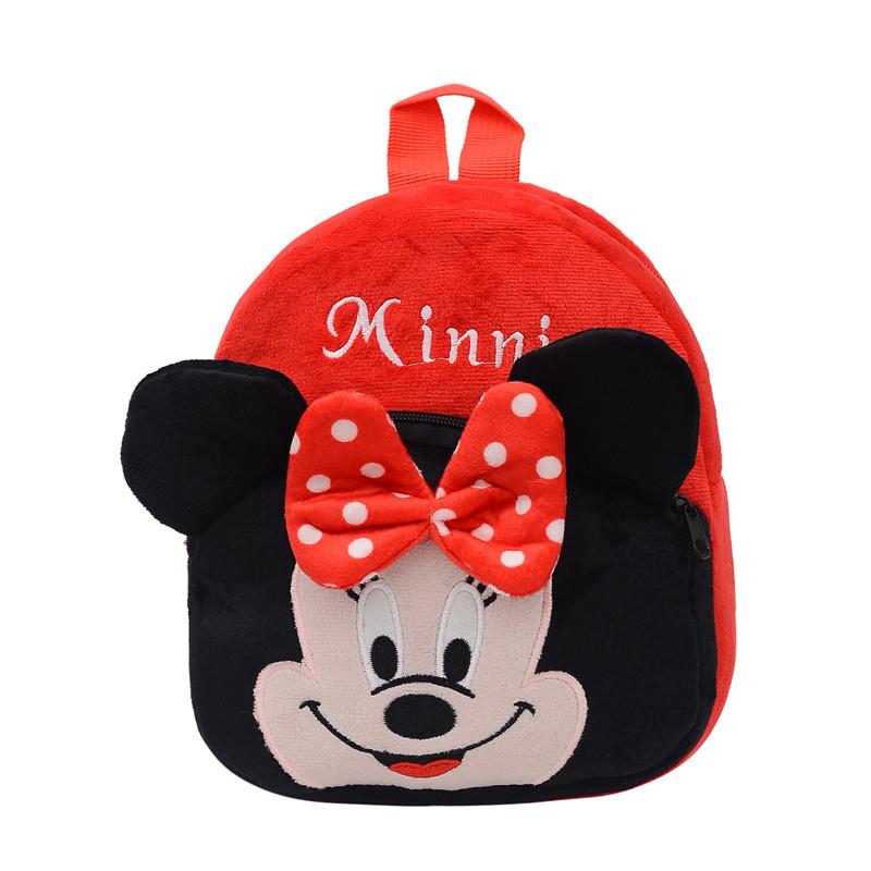 Cute Cartoon Plush Backpack for Toddlers - Double Shoulder, Kindergarten, Early Education, Doll Design