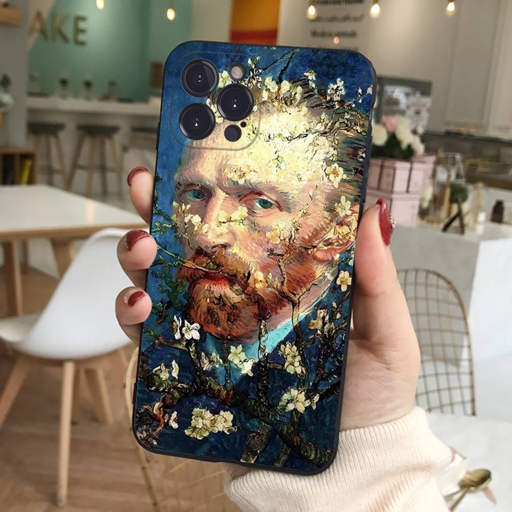 Van Gogh Oil Painting Phone Case For Iphone 17 Air 16 15 14 13 12 11 Pro Max 16 15 14 Plus TPU Soft Case