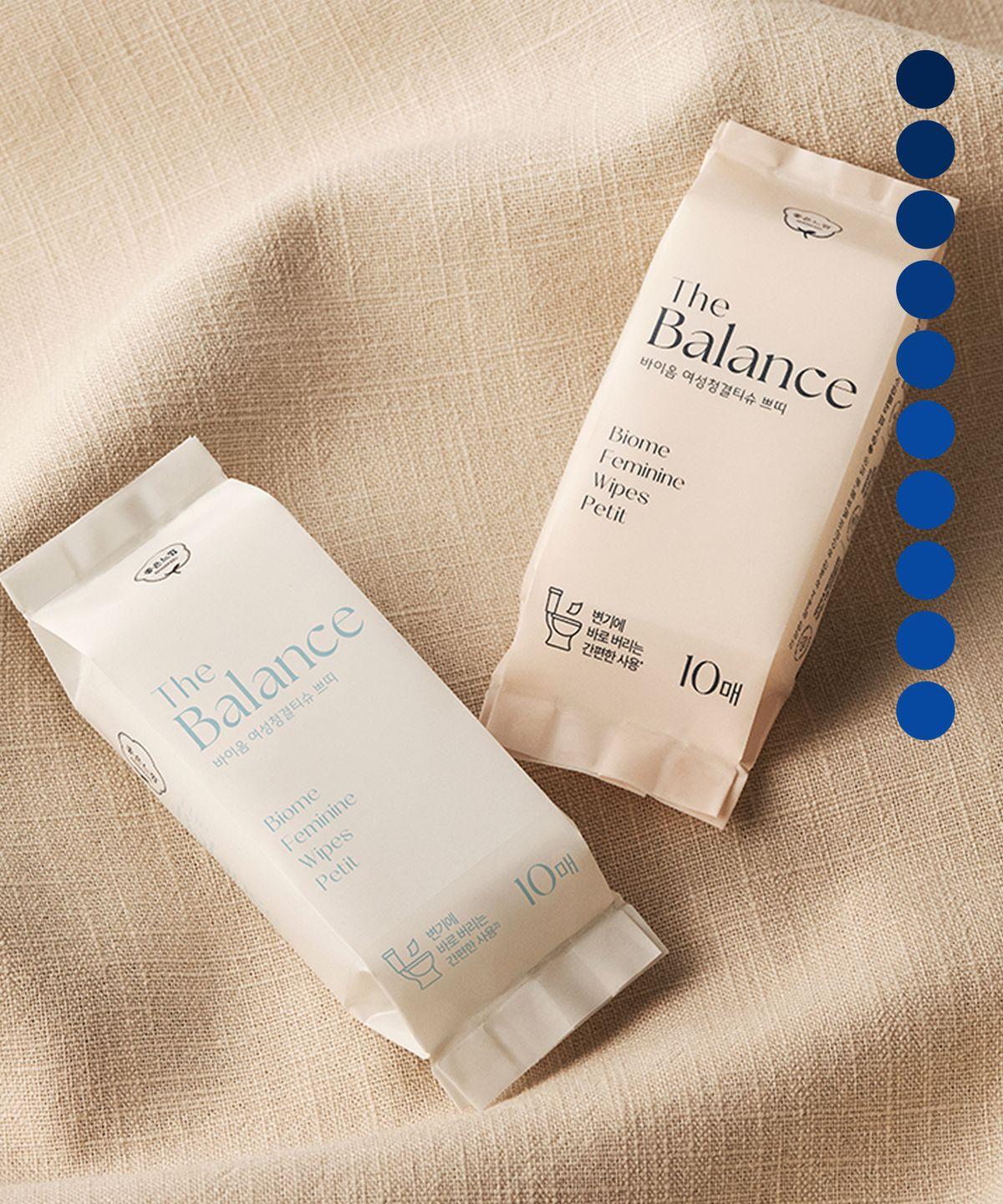 The Balance Feminine Cleansing Wipes 10 sheets x 10 packs
