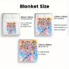 Akademiya 2D Flat Pattern Flannel Blanket High Quality All Seasons Warmth and Comfort Perfect for Christmas Gifts.NMT0928006