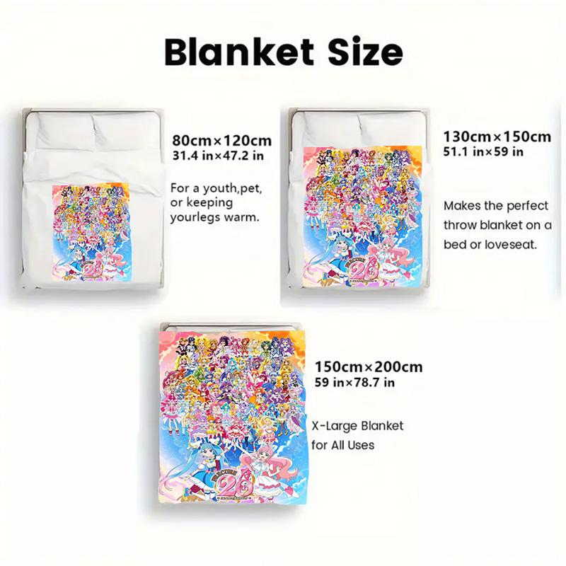 Akademiya 2D Flat Pattern Flannel Blanket High Quality All Seasons Warmth and Comfort Perfect for Christmas Gifts.NMT0928006