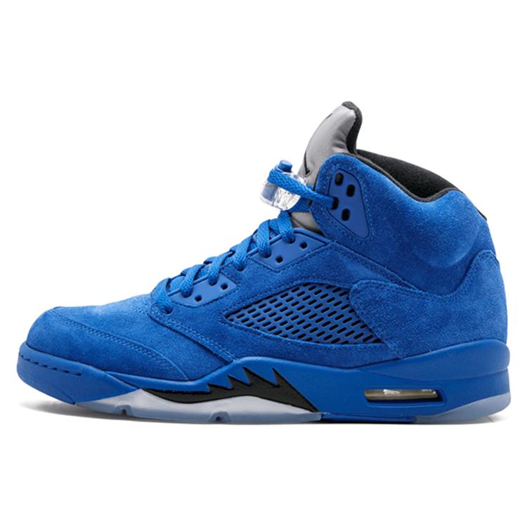 JORDAN 5 Retro Blue Suede