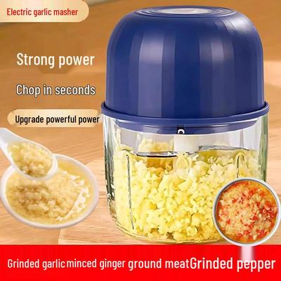Wireless Electric Garlic & Meat Grinder with Type-C Charging - Onion, Ginger, Garlic & Baby Food Processor