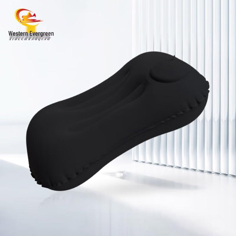 Portable Press-Type Inflatable Travel Pillow