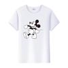 Vintage Unisex Cartoon Tshirt Mickey Mouse Tops Graphic Clothes Summer Blouses Short Sleeve T-shirt White Tees