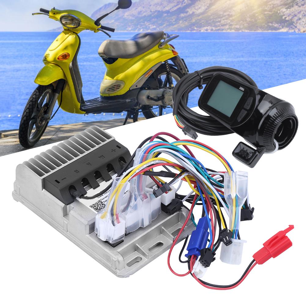 3648V 500W Elektryczne Trójkołowce 3?tryb Sinusoidalny Bezszczotkowy Kontroler Instrument Zestaw LCD