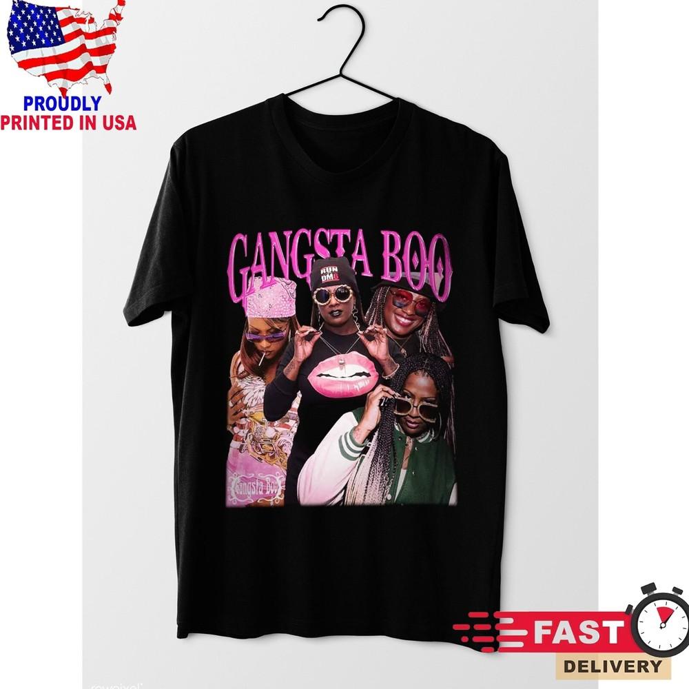 

New Popular Gangsta Boo logo Short Sleeve Men S5XL Tee Unisex T-Shirt XXXXL