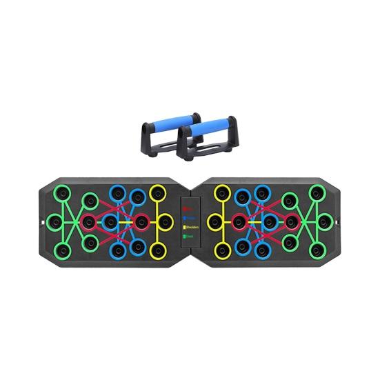 Push Up Board pro domácí posilovnu Skládací push-up deska s pohodlným uchopením