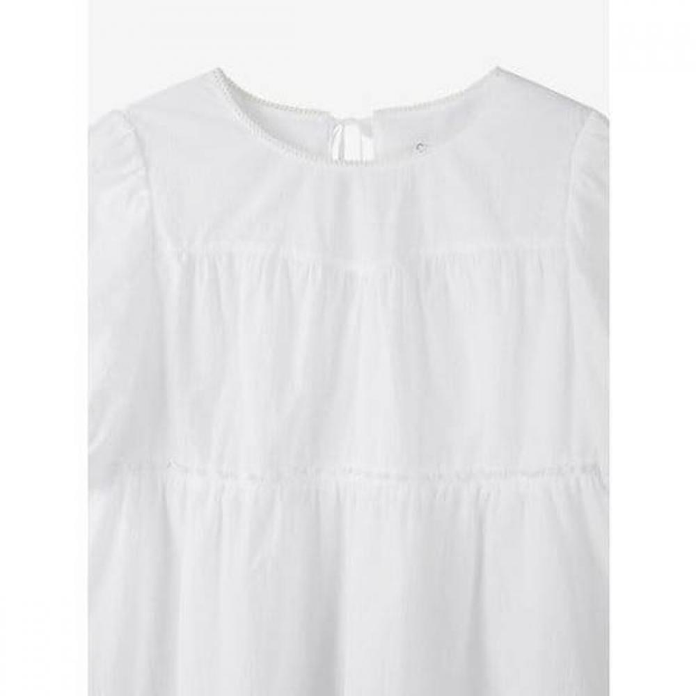 Cc Collect. Round Neck Volume Blouse C262msc335