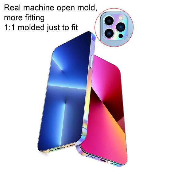 

1 комплект пленок для рамки телефона, ультратонкая мягкая цветная светящаяся гидрогелевая пленка, пылезащитная, устойчивая к царапинам, защитная пленка для объектива камеры мобильного телефона For iPhone14 Pro Max