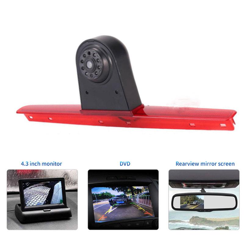 CCD Car Brake Light Reverse Camera For for VW Transporter T5 Van 2003 - 2015 LED Light Parking Rear View Camera