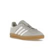 Adidas Gazelle Indoor Grey White Unisex Sneakers Grey-Two Cloud-White Gold-Metallic JQ0176