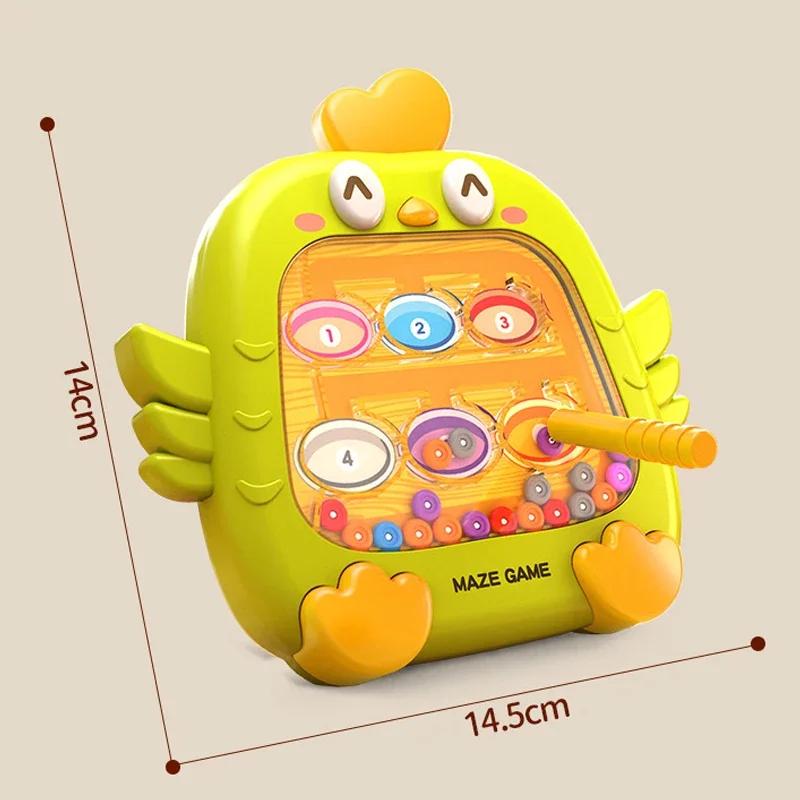 New Maze Challenge Toy Puzzle for Children Aged 3 to 6: Focus Training, Magnetic Ball Movement, Attention, Baby Boys and Girls