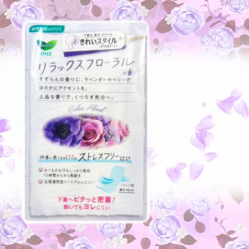 Bulk Purchase: Loli Eklay Style Panty Liners, Relaxing Floral Scent, 36 Sheets X 6 Packs, Total 216 Sheets, Includes Pocket Tissues