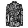 Fashion New Men's Casual Boutique Business Bronzing Design Evening Dress Suit / Male Slim Fit Blazers Jacket Coat