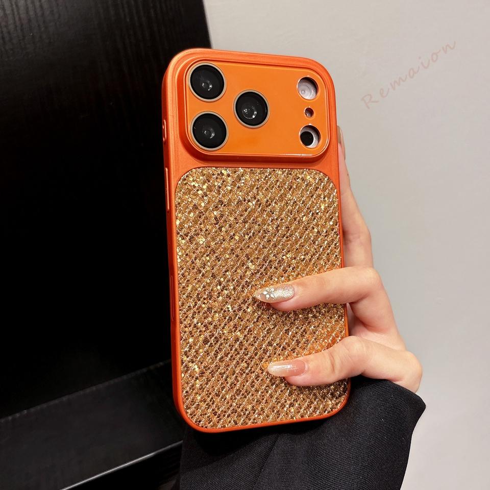 Husă de telefon cu sclipici Pentru Pentru Iphone 1 14 11 12 13 16 17 Pro Max 17Pro Oficial Bling Bling LEN Husa Protectoare Rezistentă la Șocuri
