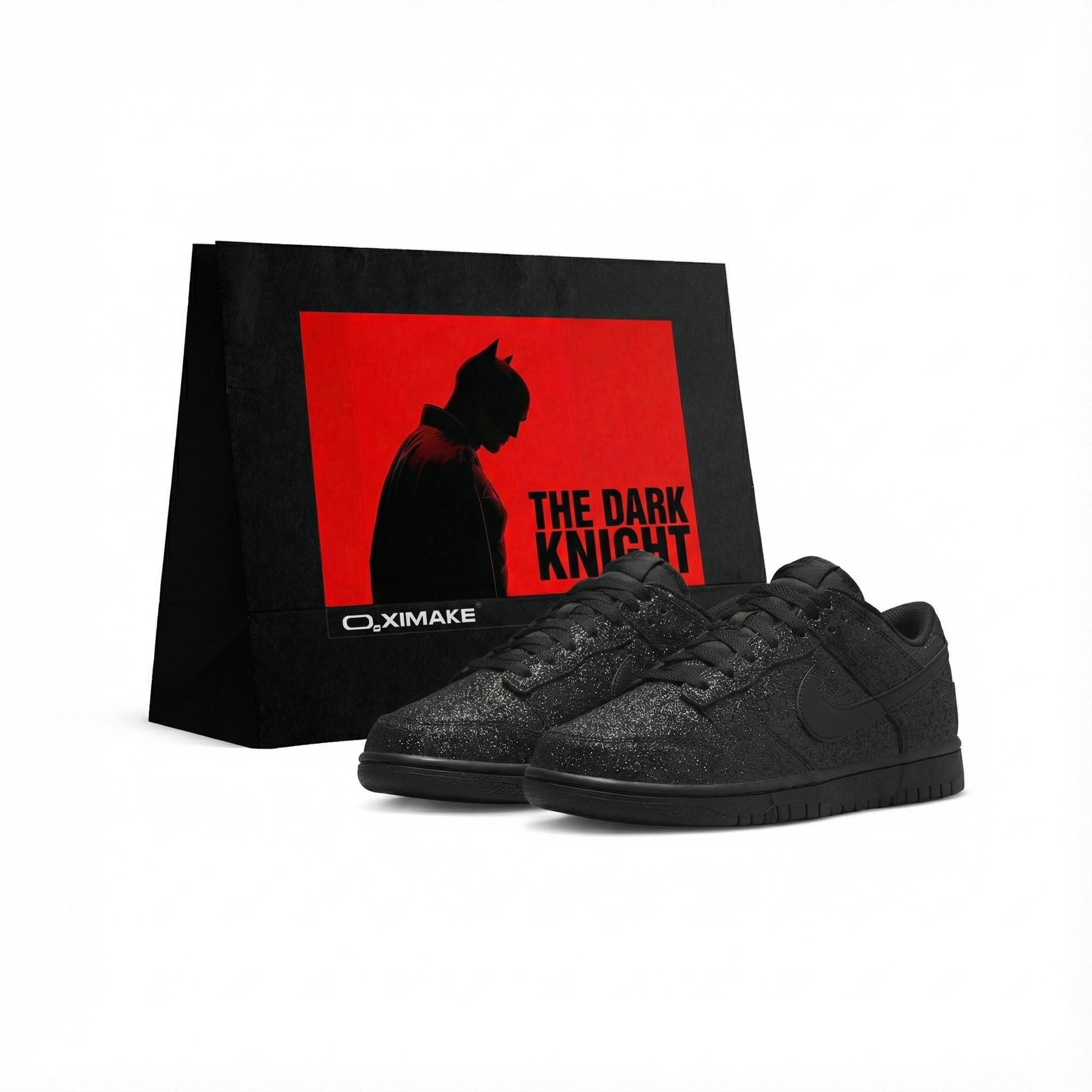 

Nike Dunk Abrasion Resistant Slip Resistant Low top Skateboard Shoes Unisex Black Diamond IO7606-010(Team133-dunkSBOX) 40.5