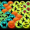 200-1Pcs Halloween Glow In The Dark Bouncing Balls  Eyeball Toy Kids Halloween Theme Glowing Bouncy Balls For Kid Birthday