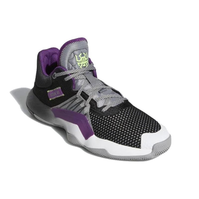 adidas DON. Ausgabe 1 Gca 'Black Purple' Sneaker EF9962