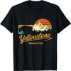 Yellowstone Nationalpark Vintage Wander-Bison-Abenteuer T-Shirt
