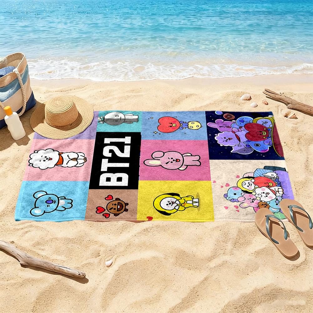 Heart Love Beach Towel Quick-Dry Soft Microfiber Comfortable Lightweight Perfect for Traveling Yoga Camping and Swimming