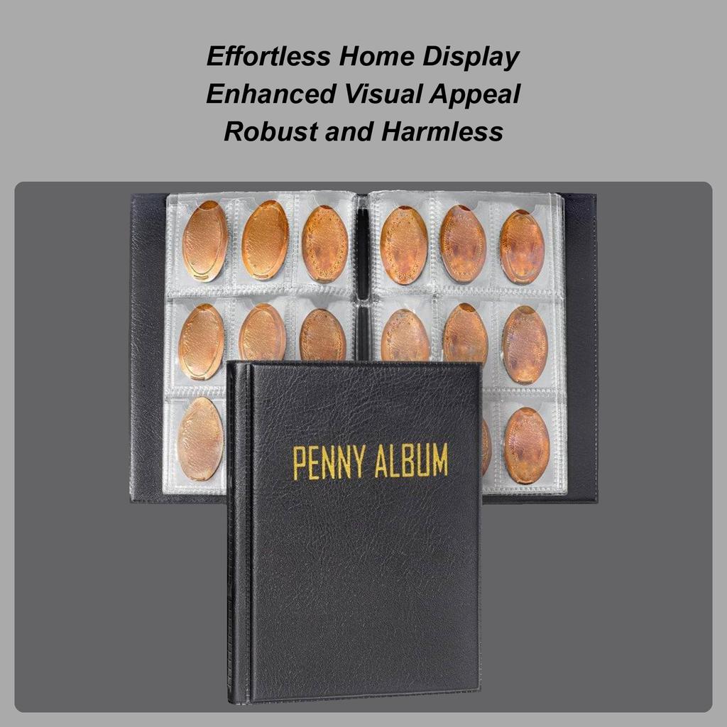 Coin Album Holders Home Decoration 108 Pockets Money Organizer Gifts Collection Book Stamp Photo Album Money Organizer Storage
