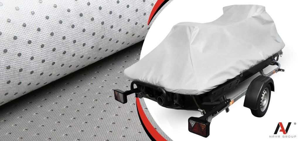 Transport pontoon cover 270g/m2 300-330cm gray