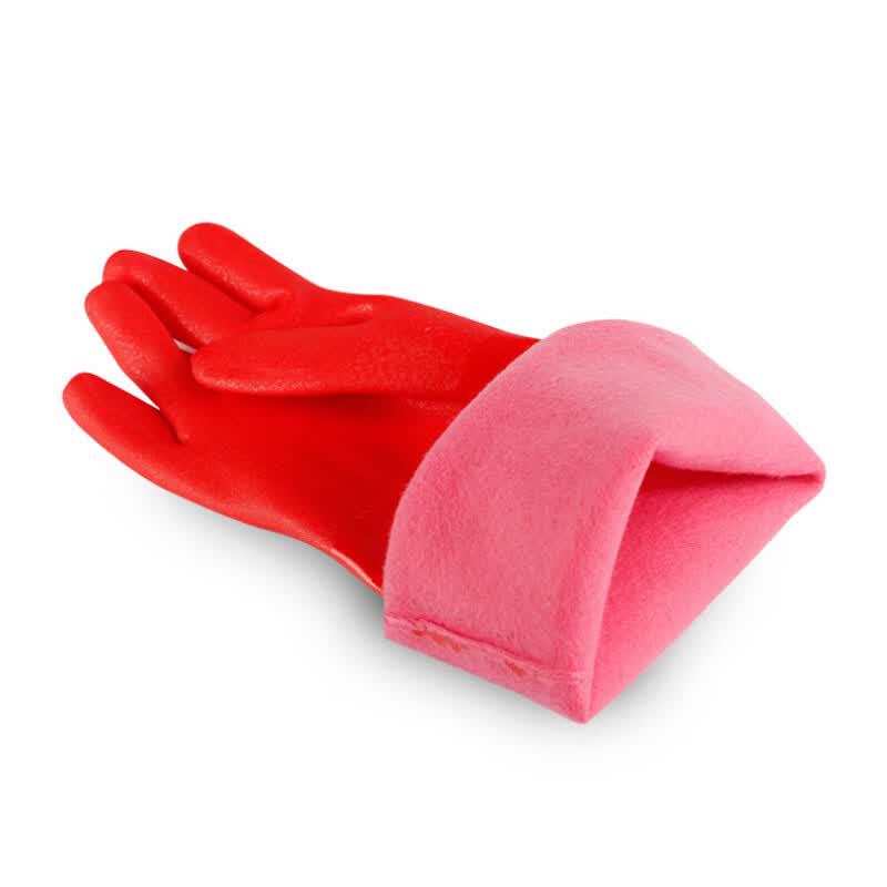 Dongya 802F Series PVC Lined Waterproof Work & Cleaning Gloves
